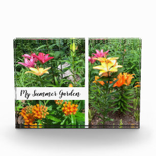 Photo "Mon jardin d'été" Bloc horizontal Photoblock