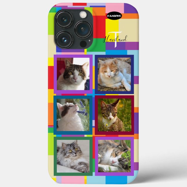 Photo Monogram Cell Phone Case HAMbyWG  (Back)