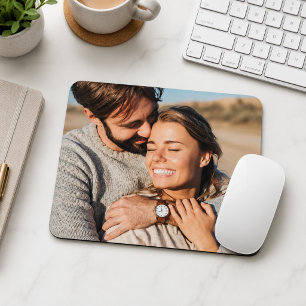 Photo Mouse Pad   Personalized Couple Office Desk 