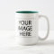 Photo mug - burgundy maroon template 15oz