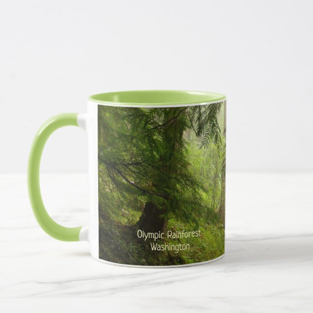 Photo Mug de la forêt tropicale olympique de Washi (Gauche)