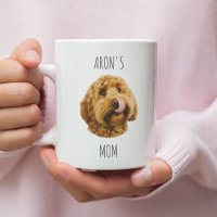 Photo Mug de maman chien personnalisée | Cadeau pe