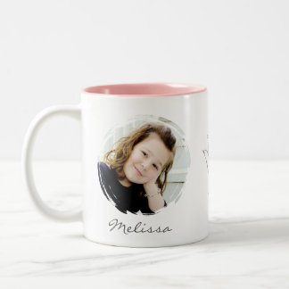 Photo Mug - Pink Personalized with ASL ILY