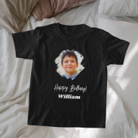 Photo name birthday boy black