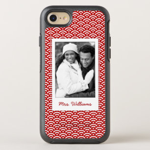 Photo & Name Japanese pattern OtterBox Symmetry iPhone 8/7 Case