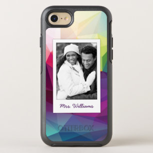 Photo & Name Modern Design OtterBox Symmetry iPhone 8/7 Case