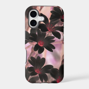 Photo Négatif Fleur Violette Élégant