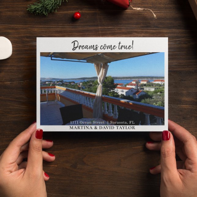 Photo New Home Address Announcement  Postcard (Creator Uploaded)