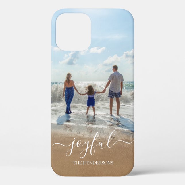 Photo Nom de famille Joy Otterbox Coque (Verso)