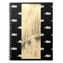Photo Notebook (80 Pages B&W) TWO BUNNIES & MOON