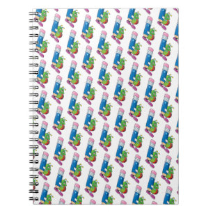Photo Notebook/Cute Lady Bug Holding Pencil Notebook