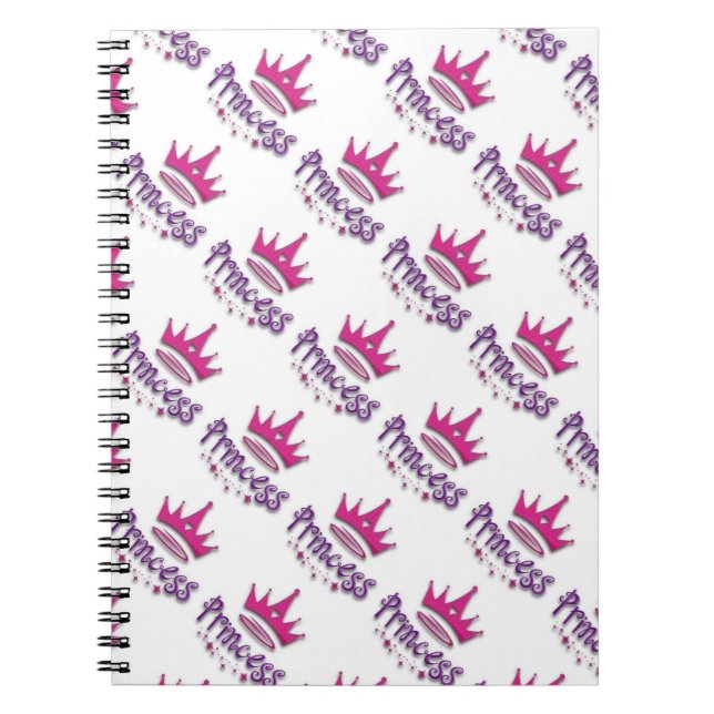 Photo Notebook/Princess with Crown Notebook (Front)