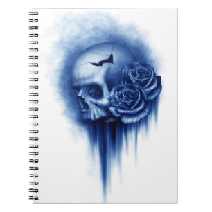Photo Notebook/Skull with Roses Notebook