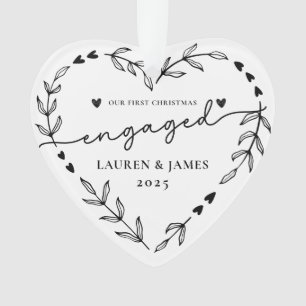 Photo Notre première couronne de Noël Engagée