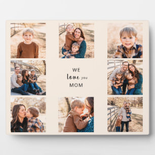 Photo Nous t'aimons Maman Collage de photos Plaque