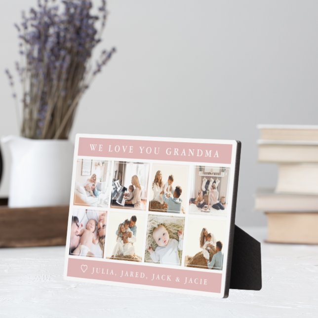 Photo Nous Vous Aimons Grand-Mère Plaque (Créateur téléchargé)