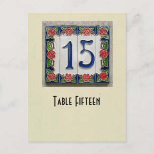 Photo number 15 table card