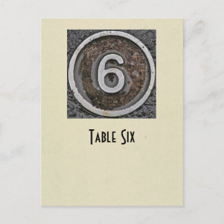 photo number 6 table card