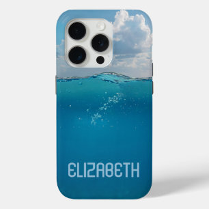 Photo Océan personnalisée iPhone 15 Pro Coque