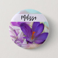 Photo of a Pretty Purple Spring Crocus