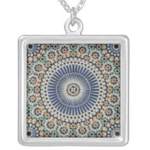 Photo of beautiful Moroccan mosaic tile