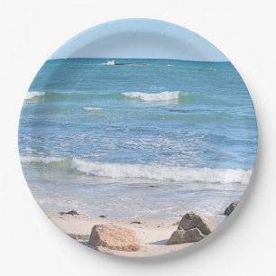 Photo of Blue Atlantic Ocean Celebration Party Paper Plate