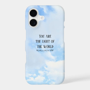 Photo of Blue Sky You are the Light Bible Verse
