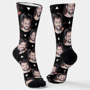 Photo of Boyfriend for Girlfriend Fun Black Socks