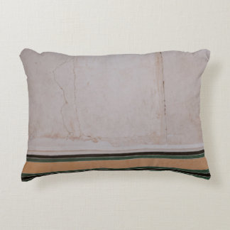 Photo of brown concrete pavement accent pillow