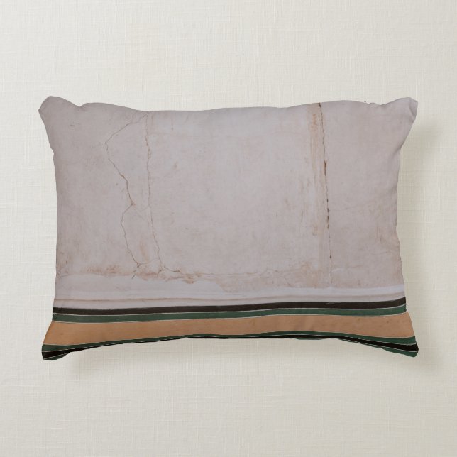 Photo of brown concrete pavement accent pillow (Front)