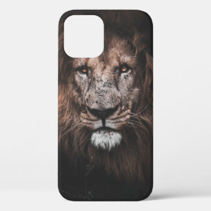 PHOTO OF BROWN LION iPhone 12 CASE