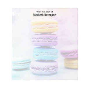 Photo of Colourful Delicious Macarons Notepad