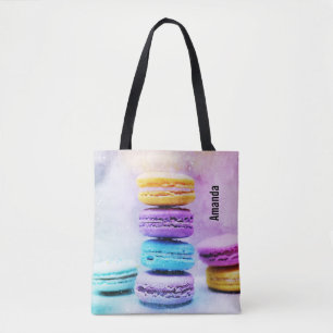 Photo of Colourful Delicious Macarons Tote Bag