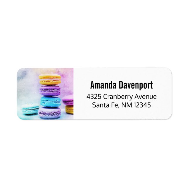 Photo of Colourful Macarons (Front)