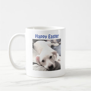 Photo of Cute White Puppy Dog Easter Gift Coffee M Mug
