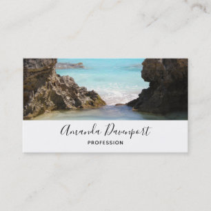 Photo of Island Coast & Tropical Sea Business Card