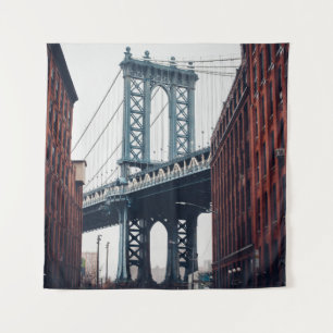 PHOTO OF MANHATTAN BRIDGE DURING DAYTIME TAPESTRY