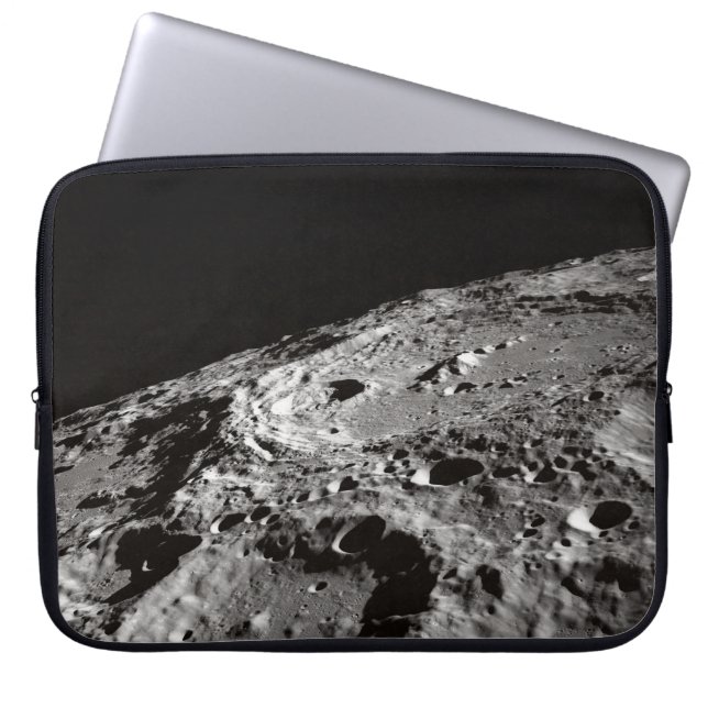 PHOTO OF MOON SURFACE LAPTOP SLEEVE (Front)