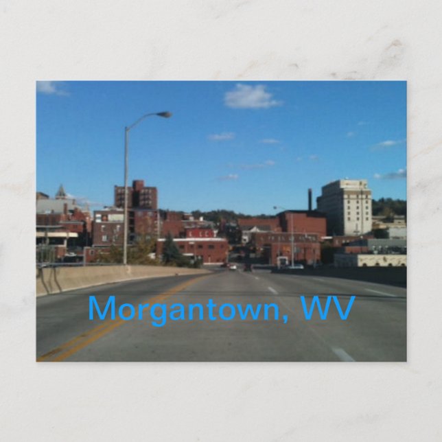 Photo of Morgantown WV skyline postcards (Front)
