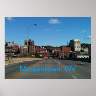 Photo of Morgantown WV skyline posters