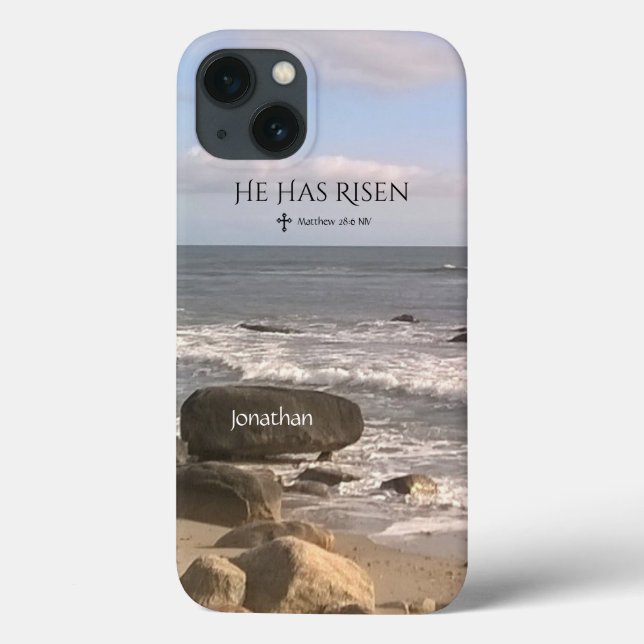 Photo of Oceans With Resurrection Scripture Easter Case-Mate iPhone Case (Back)
