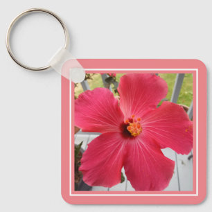 Photo of Pink Flower Song of Solomon Bible Verse Keychain