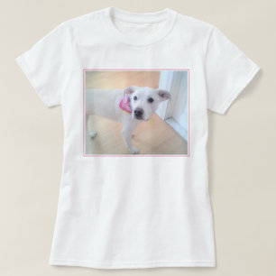 Photo of Puppy Dog With Sweet Face Looking Up T-Shirt