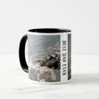 Photo of Rocky Ocean Shore Best Dad Ever