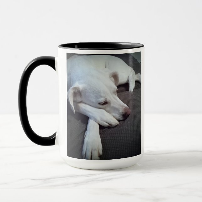 Photo of Sleeping Dog Speedy Recovery Get Well Mug (Left)