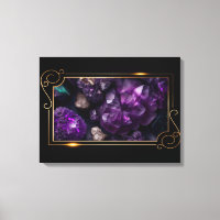 Photo of Striking Raw Gemstones Amethyst 