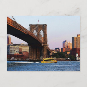 Photo of the Brooklyn Bridge in NYC Postcard