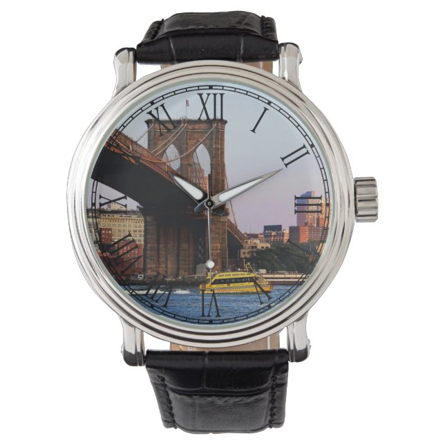 Photo of the Brooklyn Bridge in NYC Watch (Front)