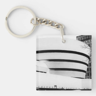 Photo of the Guggenheim Museum in New York City Keychain