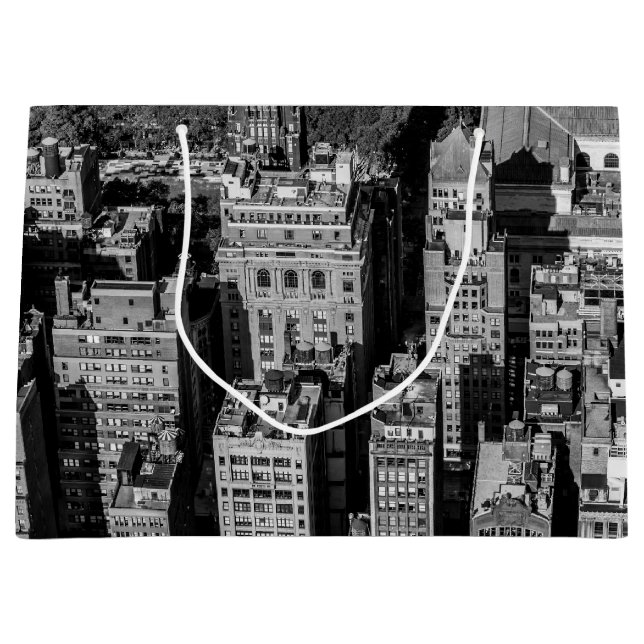 Photo of the New York City Skyline Landscape Large Gift Bag (Front)